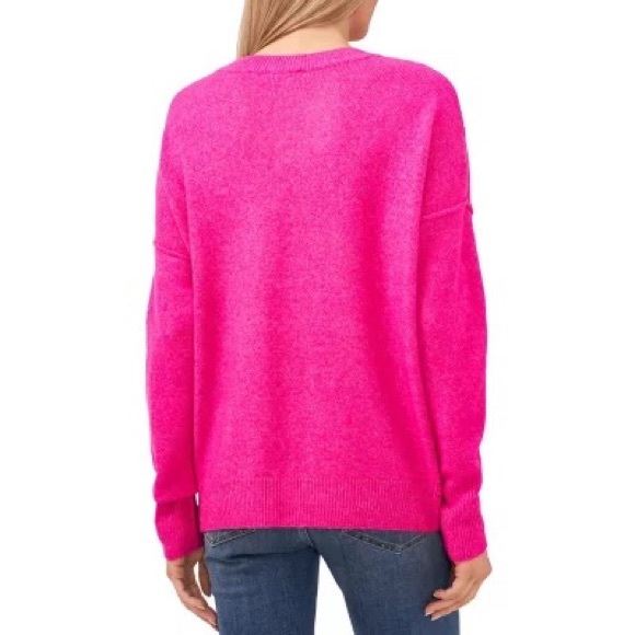 Vince Camuto Women’s Center Seam Crewneck Sweater - Picture 3 of 8